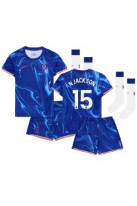 Chelsea Nicolas Jackson #15 Babytruitje Thuis tenue Kind 2024-25 Korte Mouw (+ Korte broeken)